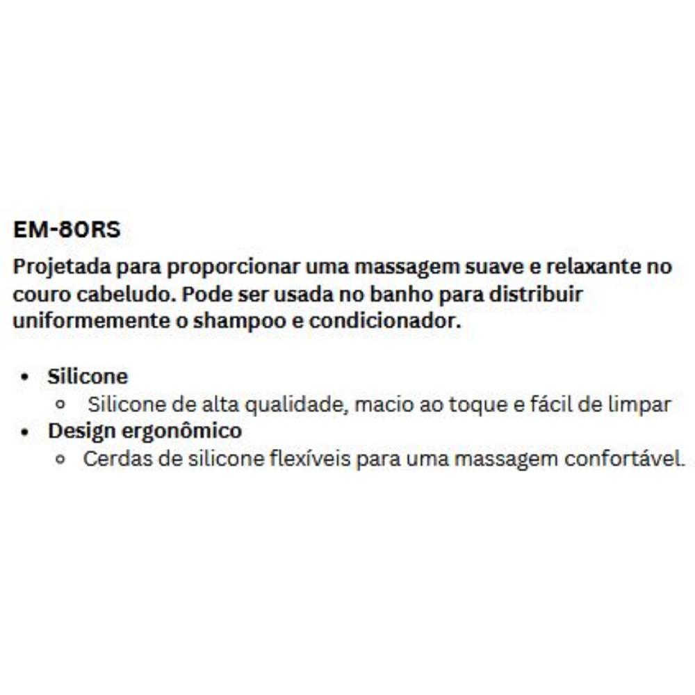 NYBC ESCOVA MASSAGEADOR DE SILICONE ROSA