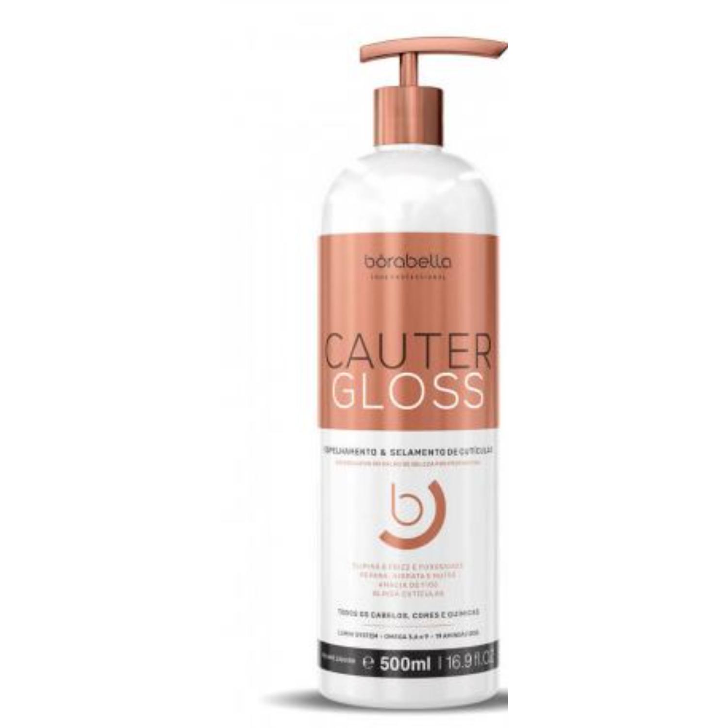BORABELLA CAUTER GLOSS ESPELHAMENTO E BLI...