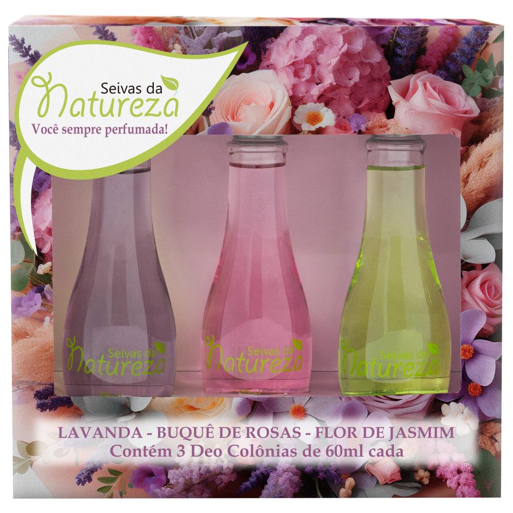 AROMÁTICA ESTOJO COM 3 DEO COLÔNIAS – SEI...