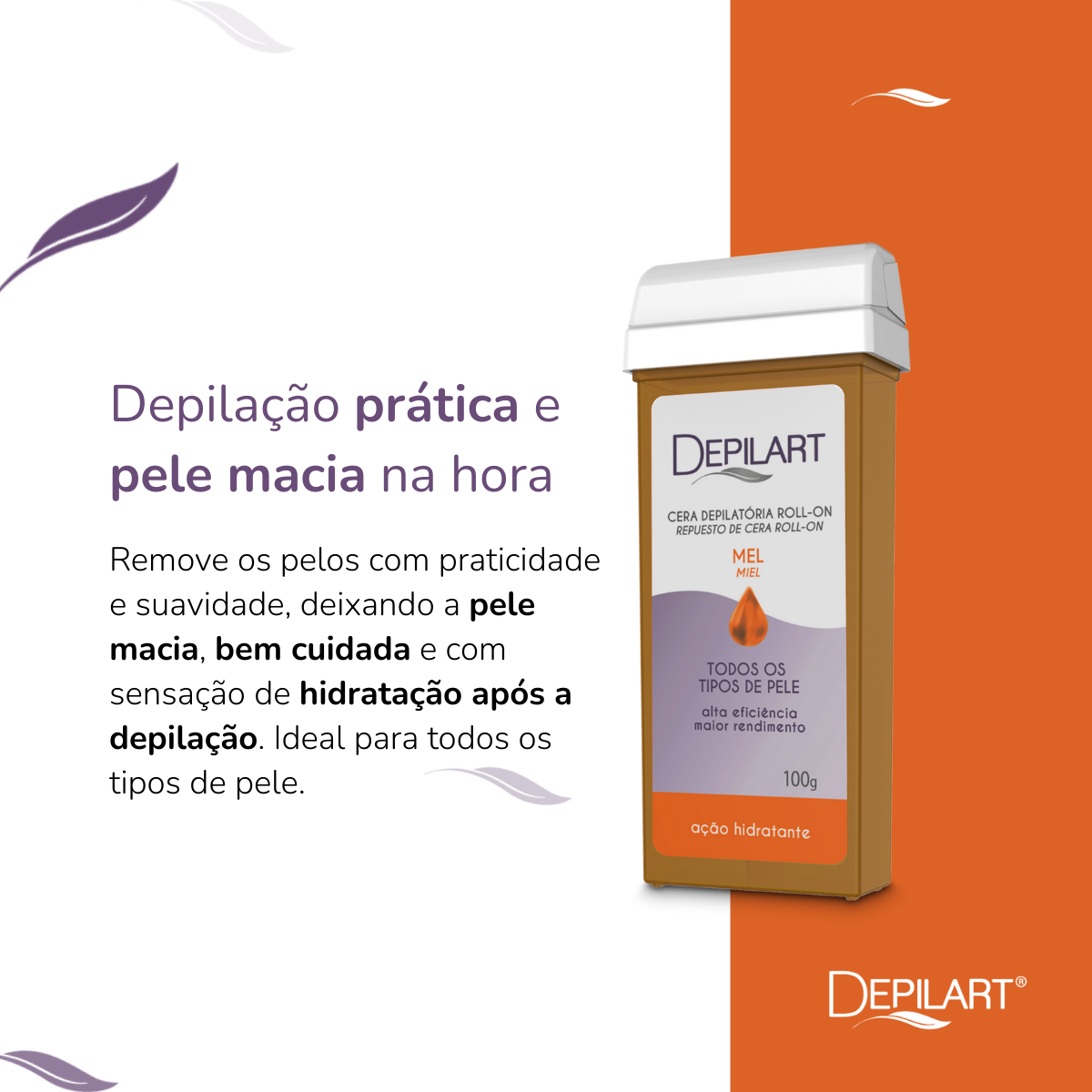 DEPILART ROLL-ON MEL 100 GR
