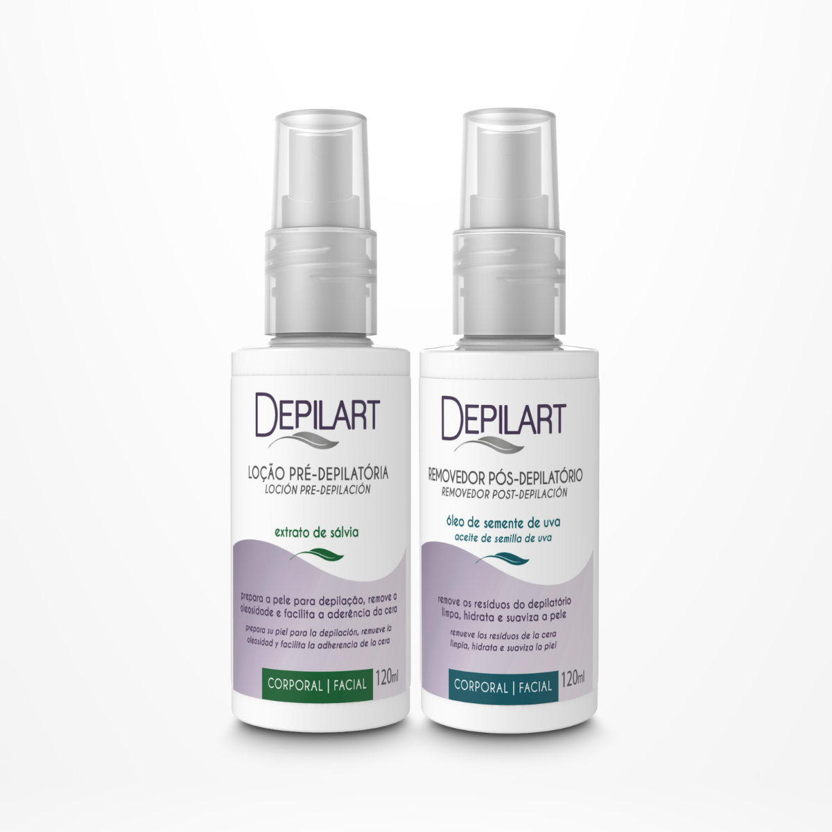 DEPILART LOÇÃO PRÉ E PÓS DEPILATÓRIA 120 ML 