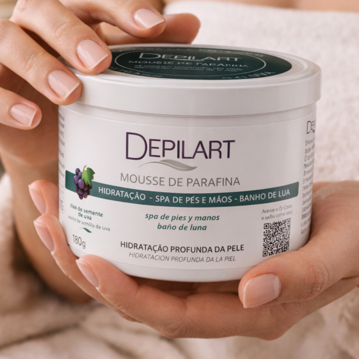DEPILART MOUSSE DE PARAFINA UVA 180 GR