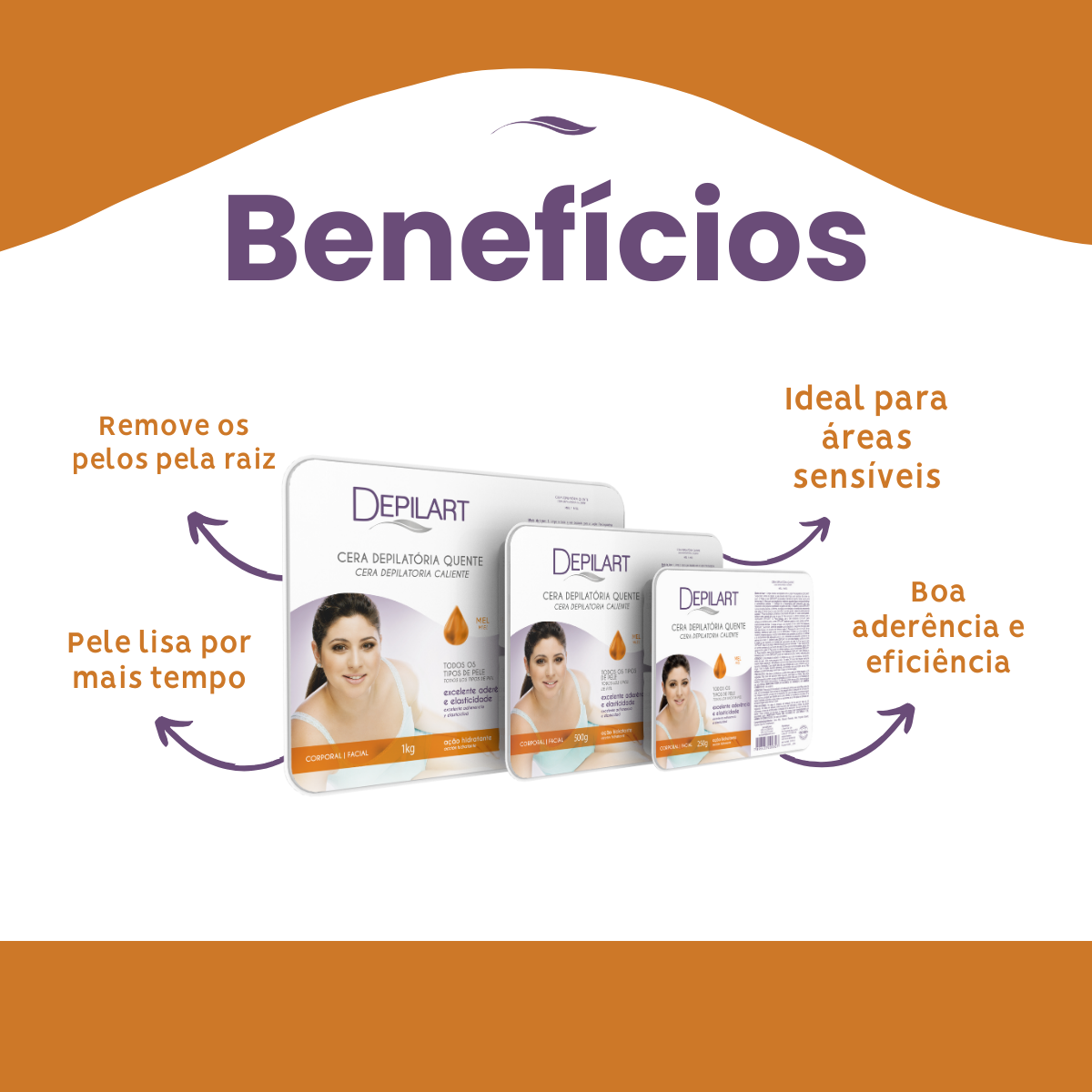 DEPILART CERA QUENTE MEL 250 GR