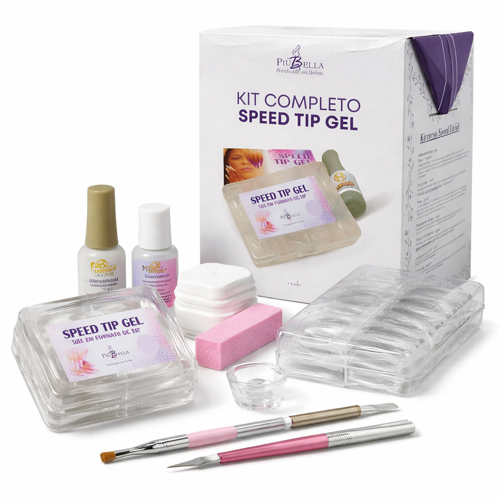 KIT PIU BELLA SPEED TIP GEL COMPLETO PRO ...