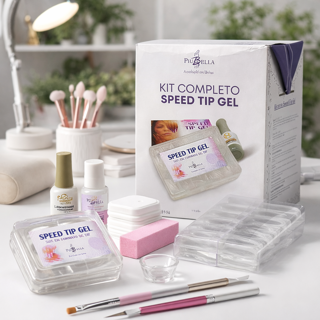 KIT PIU BELLA SPEED TIP GEL COMPLETO PRO ...