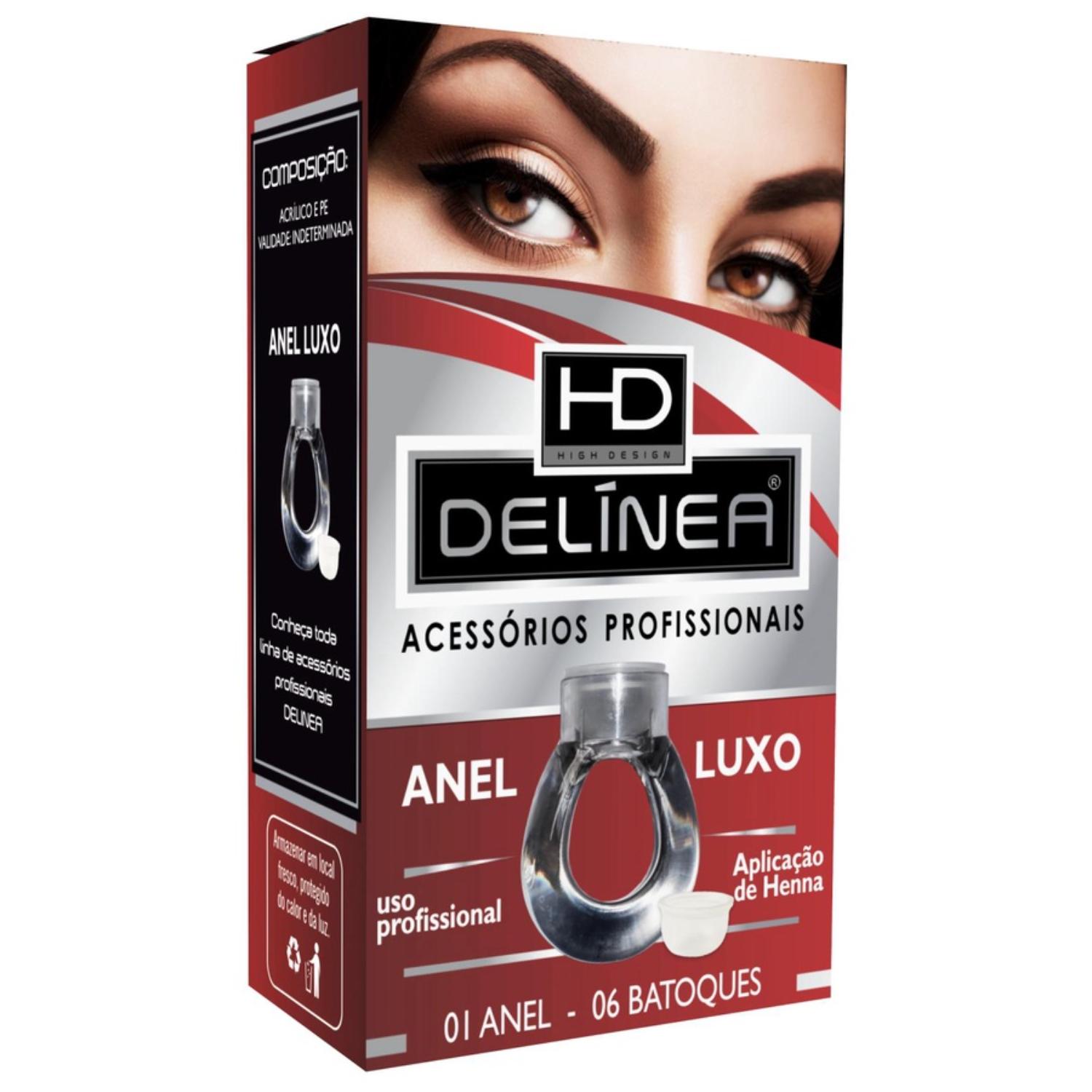 DELINEA ANEL LUXO PARA APLICAÇÃO DA HENNA...